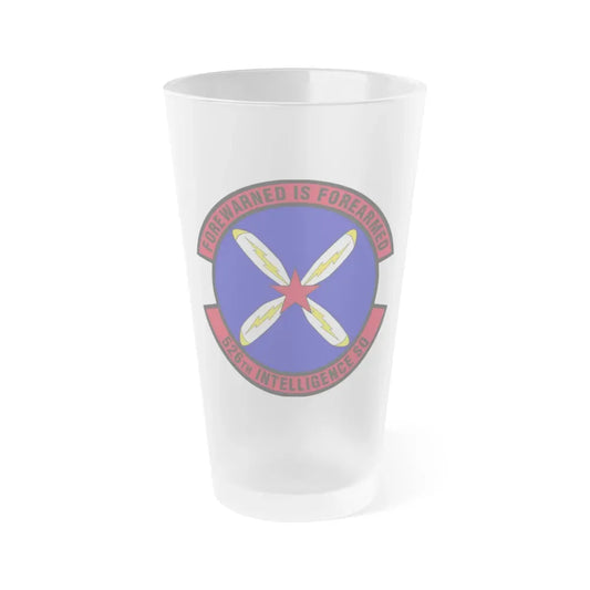 526th Intelligence Squadron (U.S. Air Force) Frosted Pint Glass 16oz Default Title - Go Mug Yourself
