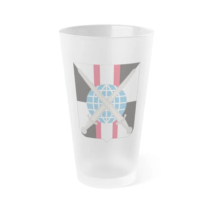 527 Military Intelligence Battalion 2 (U.S. Army) Frosted Pint Glass 16oz-Go Mug Yourself