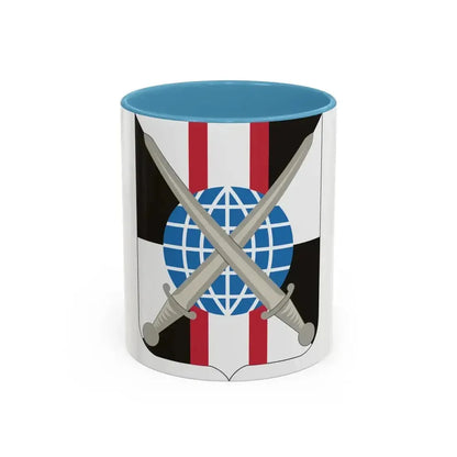 527 Military Intelligence Battalion 2 (U.S. Army) Accent Coffee Mug 11oz Light Blue - Go Mug Yourself