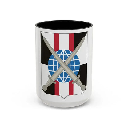 527 Military Intelligence Battalion 2 (U.S. Army) Accent Coffee Mug 15oz Black - Go Mug Yourself