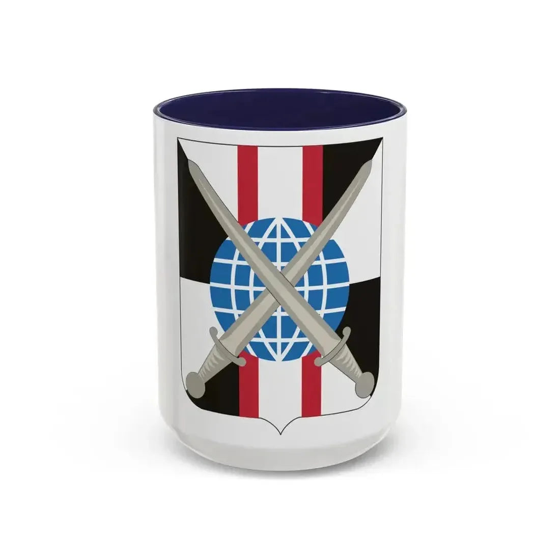 527 Military Intelligence Battalion 2 (U.S. Army) Accent Coffee Mug 15oz Navy - Go Mug Yourself