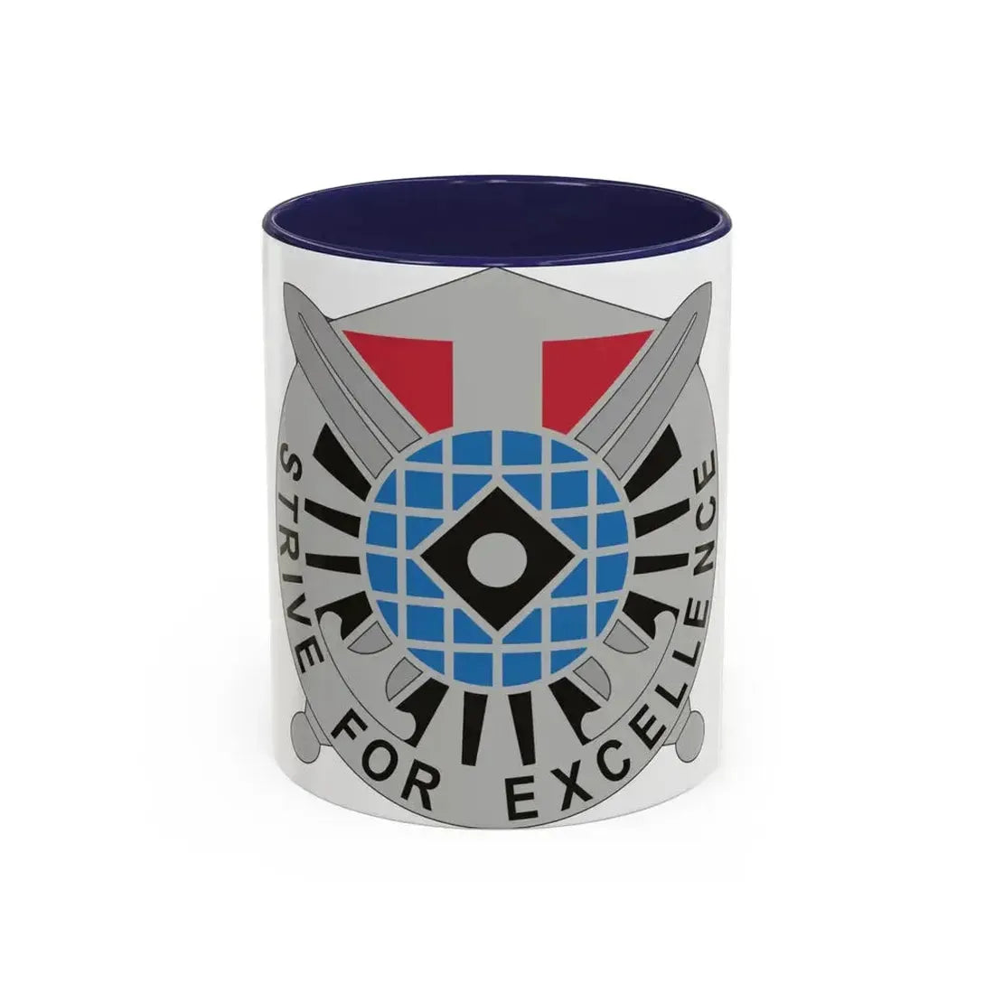 527 Military Intelligence Battalion (U.S. Army) Accent Coffee Mug 11oz Navy - Go Mug Yourself