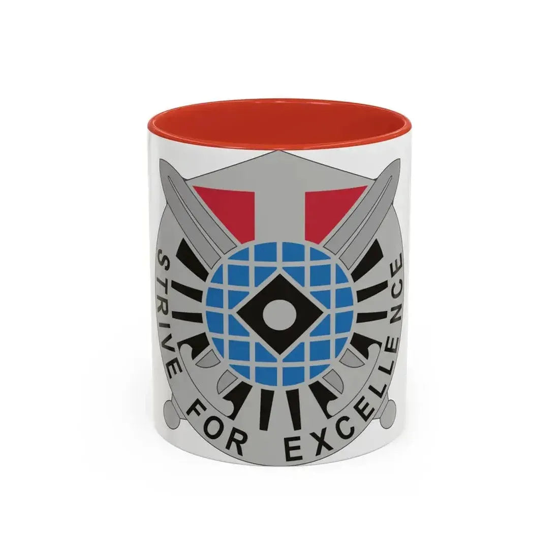 527 Military Intelligence Battalion (U.S. Army) Accent Coffee Mug 11oz Red - Go Mug Yourself