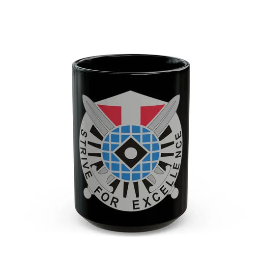 527 Military Intelligence Battalion (U.S. Army) Black Coffee Mug 15oz - Go Mug Yourself