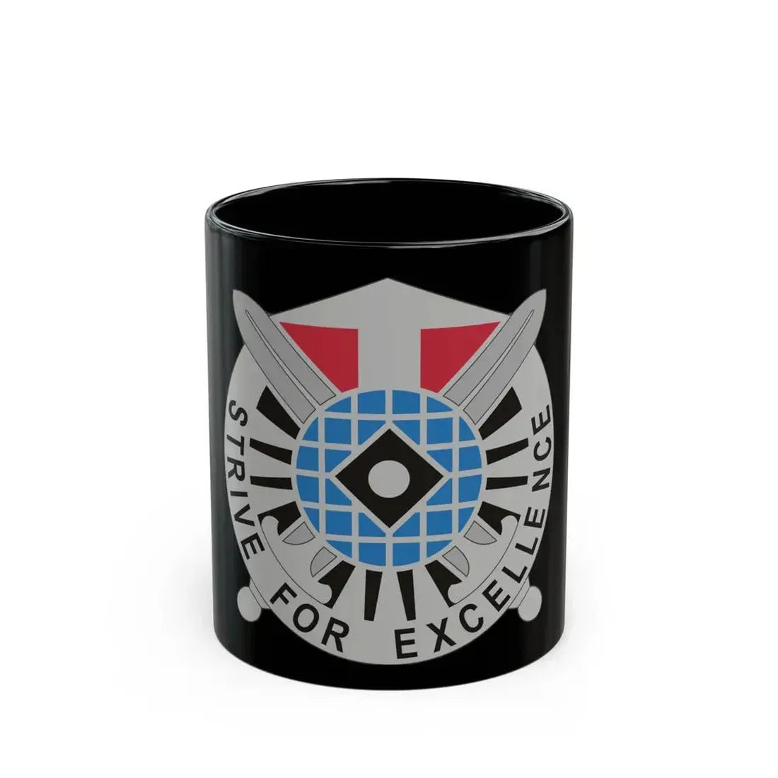 527 Military Intelligence Battalion (U.S. Army) Black Coffee Mug - Go Mug Yourself
