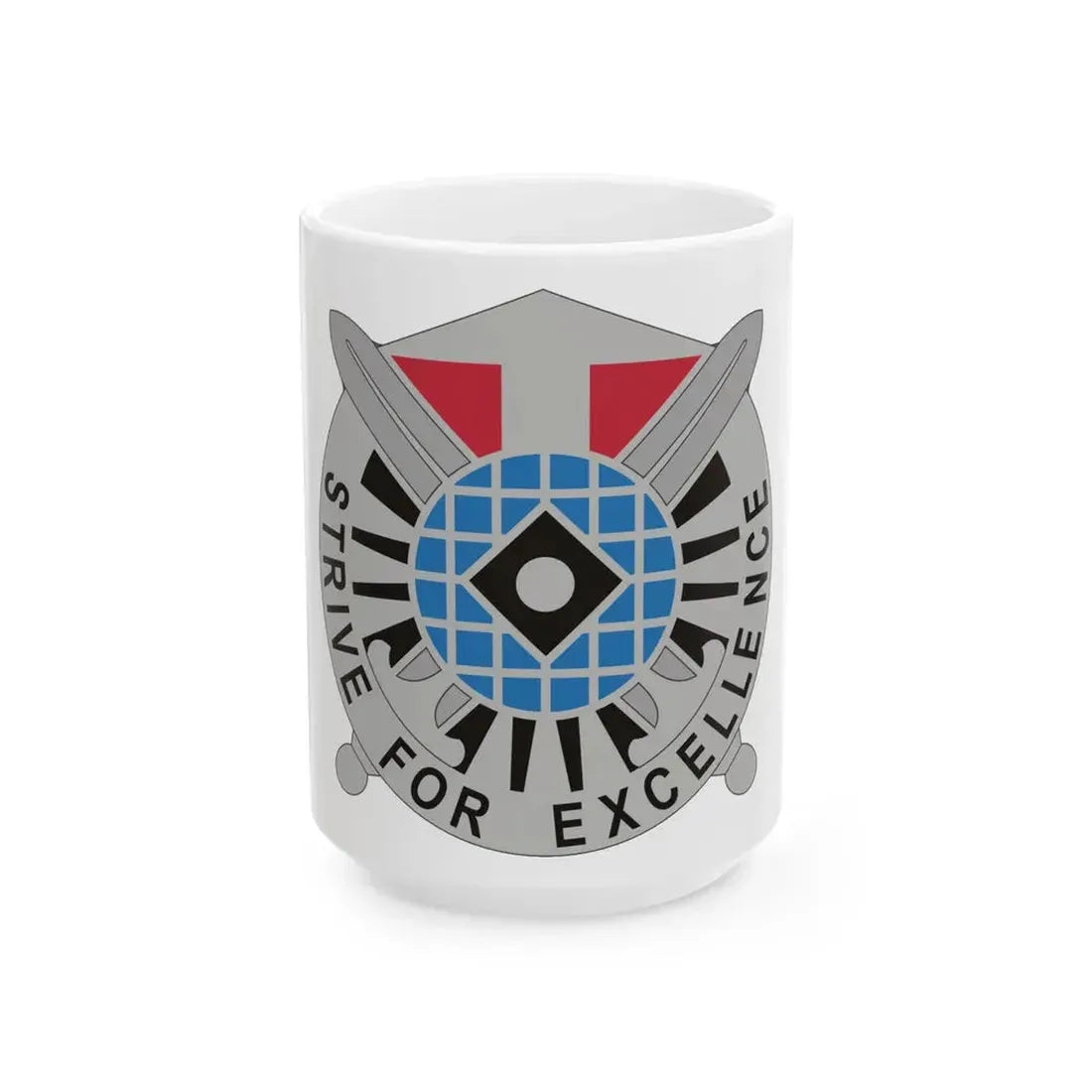 527 Military Intelligence Battalion (U.S. Army) White Coffee Mug 15oz - Go Mug Yourself