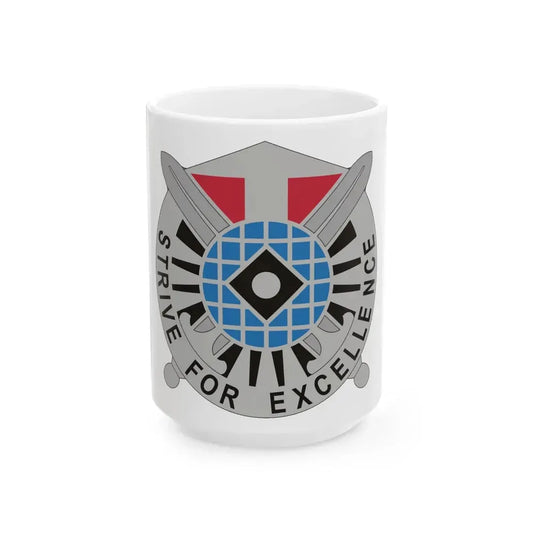 527 Military Intelligence Battalion (U.S. Army) White Coffee Mug 15oz - Go Mug Yourself
