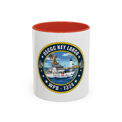 USCGC Key Largo WPB 1324 (U.S. Coast Guard) Accent Coffee Mug