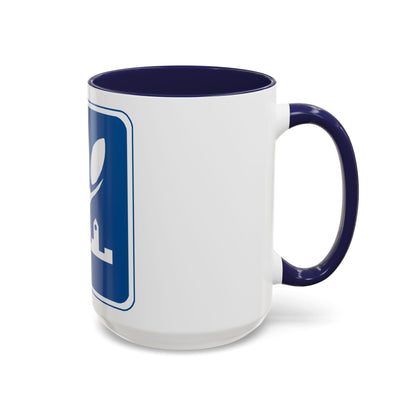 Seal of Naperville Illinois - Accent Coffee Mug