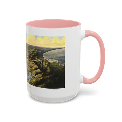 Central America - Panama Canal (1912) (Map) Accent Coffee Mug
