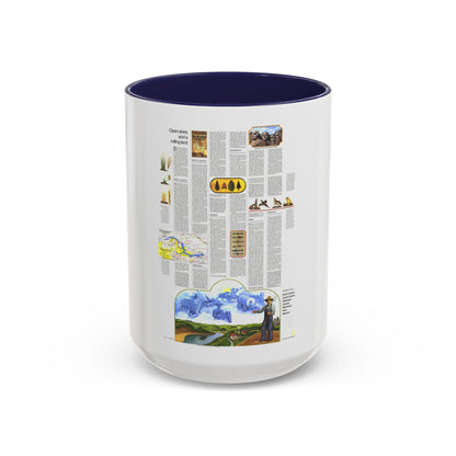 USA - North Central States 2 (1974) (Map) Accent Coffee Mug