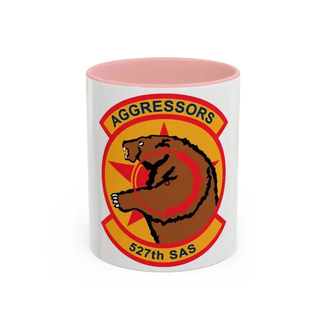 527TH SAS AGRESSORS (U.S. Air Force) Accent Coffee Mug 11oz Pink - Go Mug Yourself