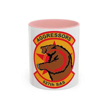 527TH SAS AGRESSORS (U.S. Air Force) Accent Coffee Mug 11oz Pink - Go Mug Yourself