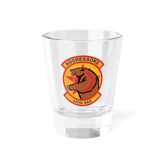 527TH SAS AGRESSORS (U.S. Air Force) Shot Glass 1.5oz 1.5oz - Go Mug Yourself