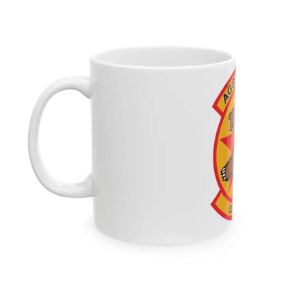 527TH SAS AGRESSORS (U.S. Air Force) White Coffee Mug - Go Mug Yourself