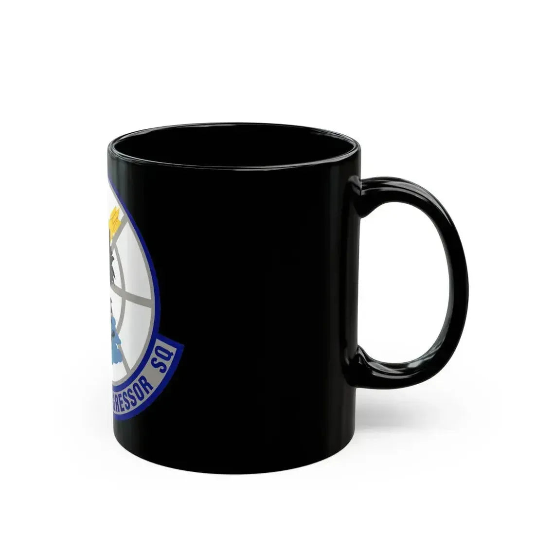 527th Space Aggressor Squadron (U.S. Air Force) Black Coffee Mug - Go Mug Yourself