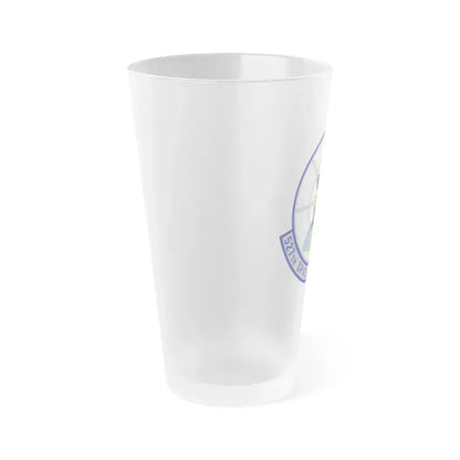527th Space Aggressor Squadron (U.S. Air Force) Frosted Pint Glass 16oz - Go Mug Yourself