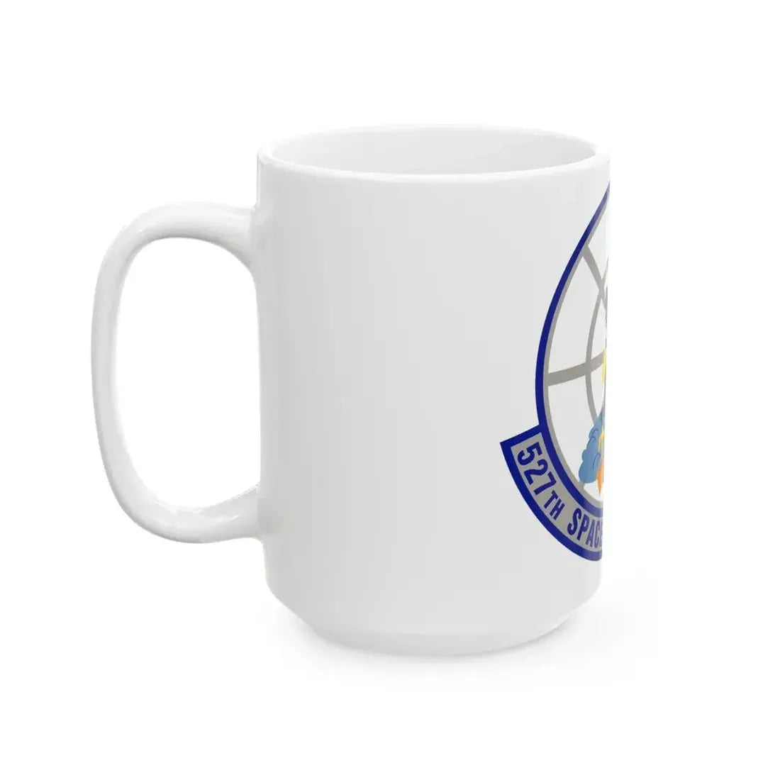527th Space Aggressor Squadron (U.S. Air Force) White Coffee Mug - Go Mug Yourself