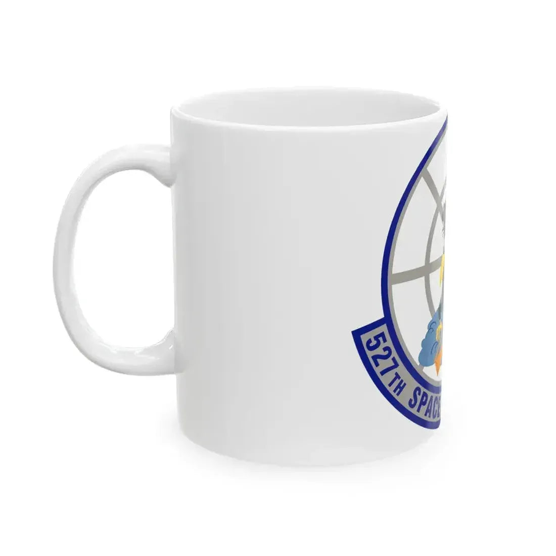 527th Space Aggressor Squadron (U.S. Air Force) White Coffee Mug - Go Mug Yourself