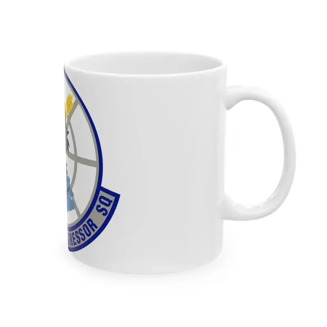 527th Space Aggressor Squadron (U.S. Air Force) White Coffee Mug - Go Mug Yourself
