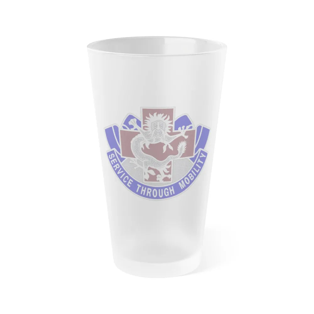 528 Field Hospital (U.S. Army) Frosted Pint Glass 16oz-Go Mug Yourself