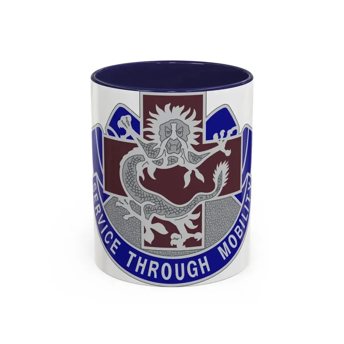 528 Field Hospital (U.S. Army) Accent Coffee Mug 11oz Navy - Go Mug Yourself