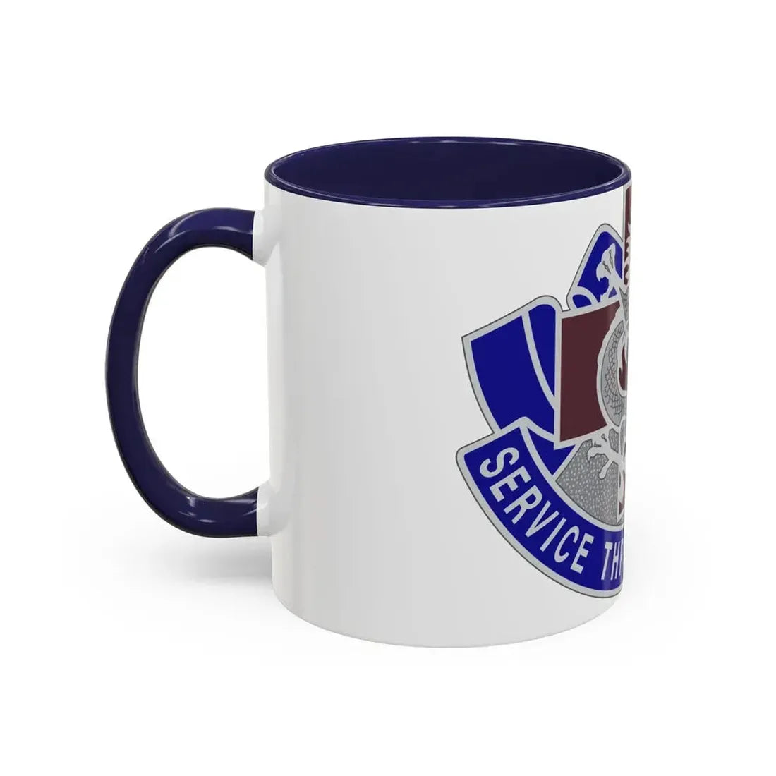 528 Field Hospital (U.S. Army) Accent Coffee Mug - Go Mug Yourself