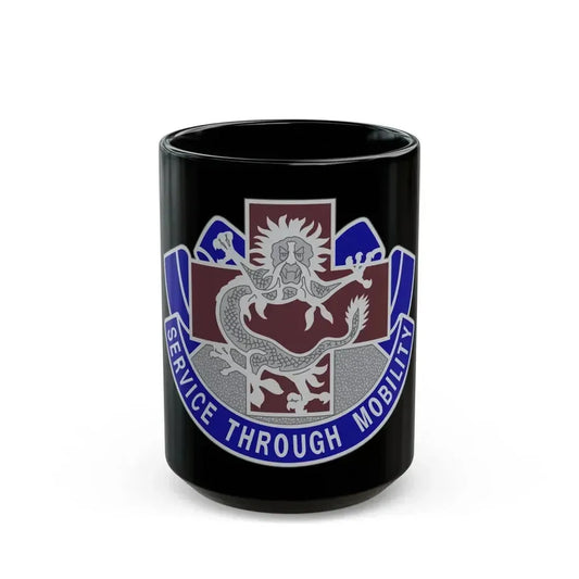 528 Field Hospital (U.S. Army) Black Coffee Mug 15oz - Go Mug Yourself