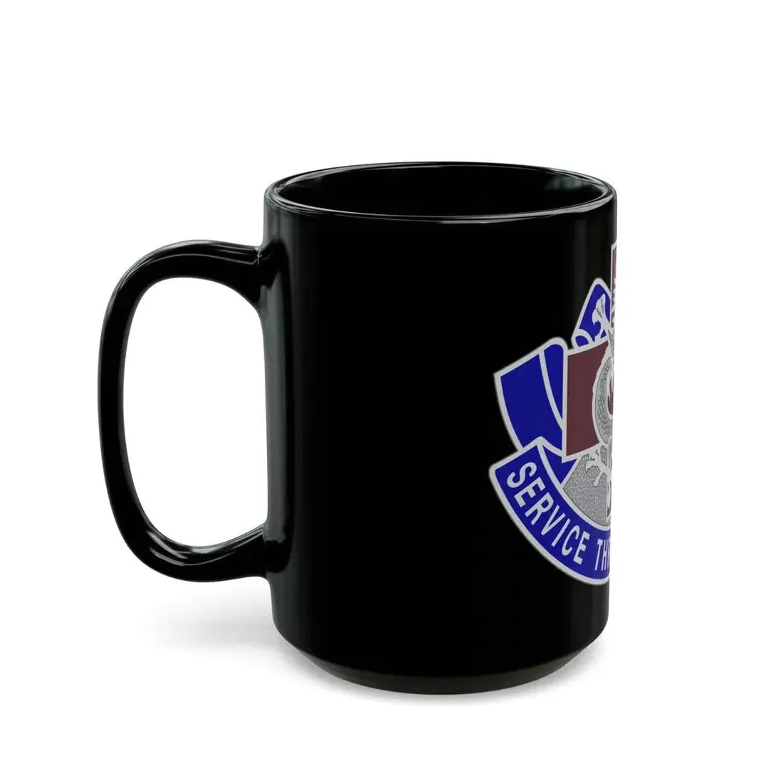 528 Field Hospital (U.S. Army) Black Coffee Mug - Go Mug Yourself