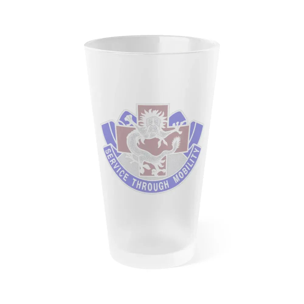 528 Field Hospital (U.S. Army) Frosted Pint Glass 16oz Default Title - Go Mug Yourself