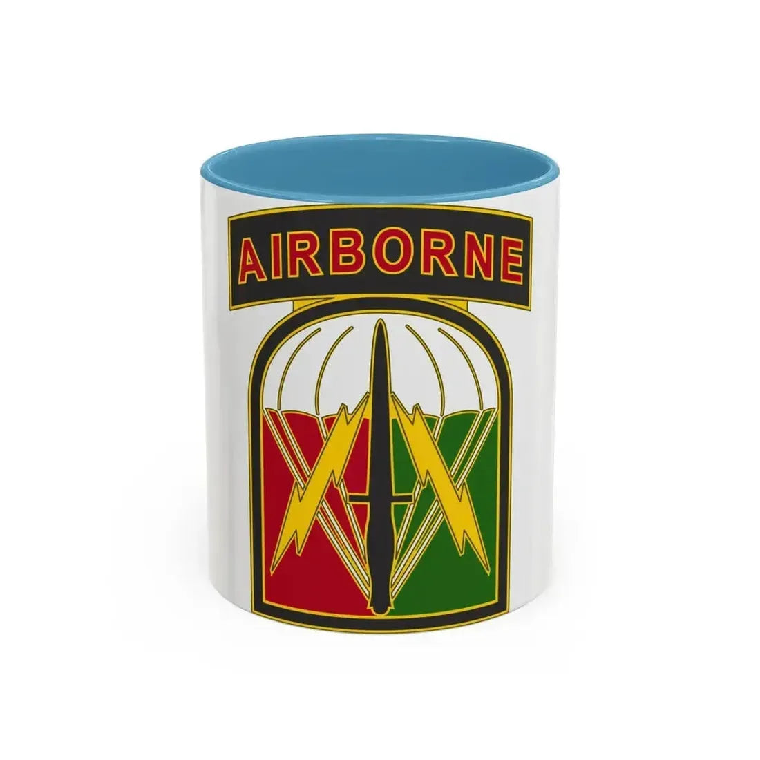 528 Sustainment Brigade 2 (U.S. Army) Accent Coffee Mug 11oz Light Blue - Go Mug Yourself