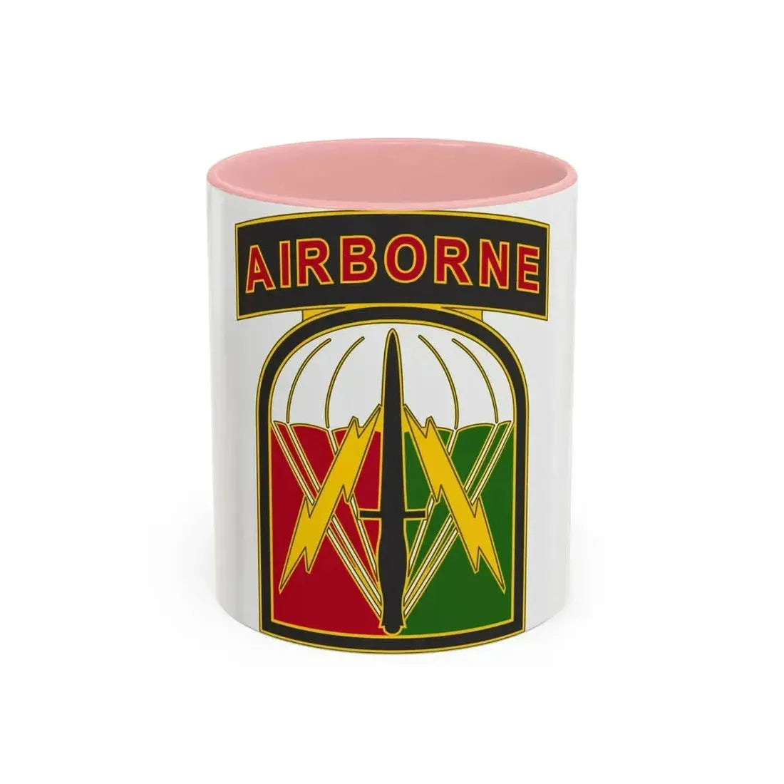 528 Sustainment Brigade 2 (U.S. Army) Accent Coffee Mug 11oz Pink - Go Mug Yourself