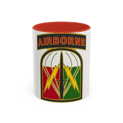 528 Sustainment Brigade 2 (U.S. Army) Accent Coffee Mug 11oz Red - Go Mug Yourself
