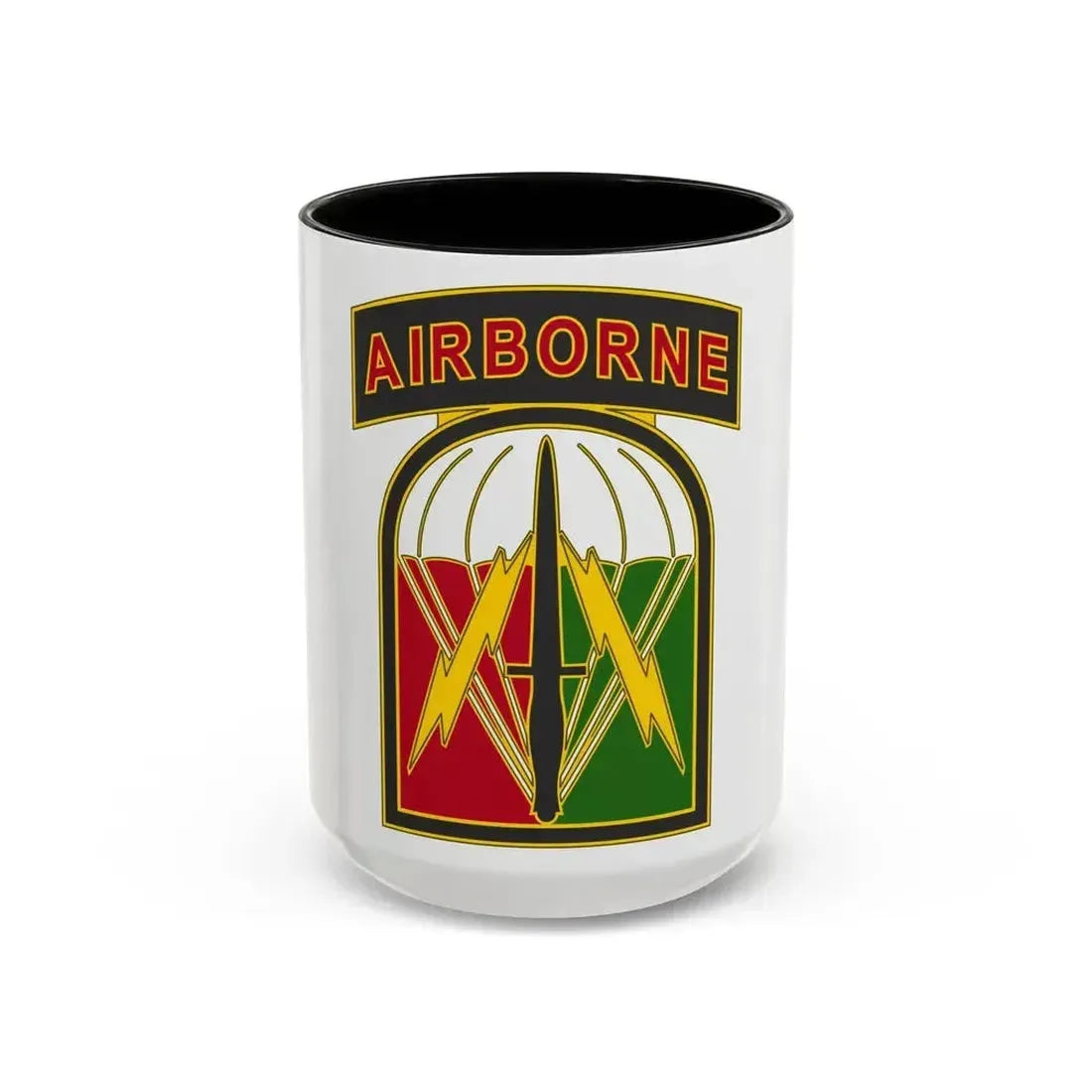 528 Sustainment Brigade 2 (U.S. Army) Accent Coffee Mug 15oz Black - Go Mug Yourself