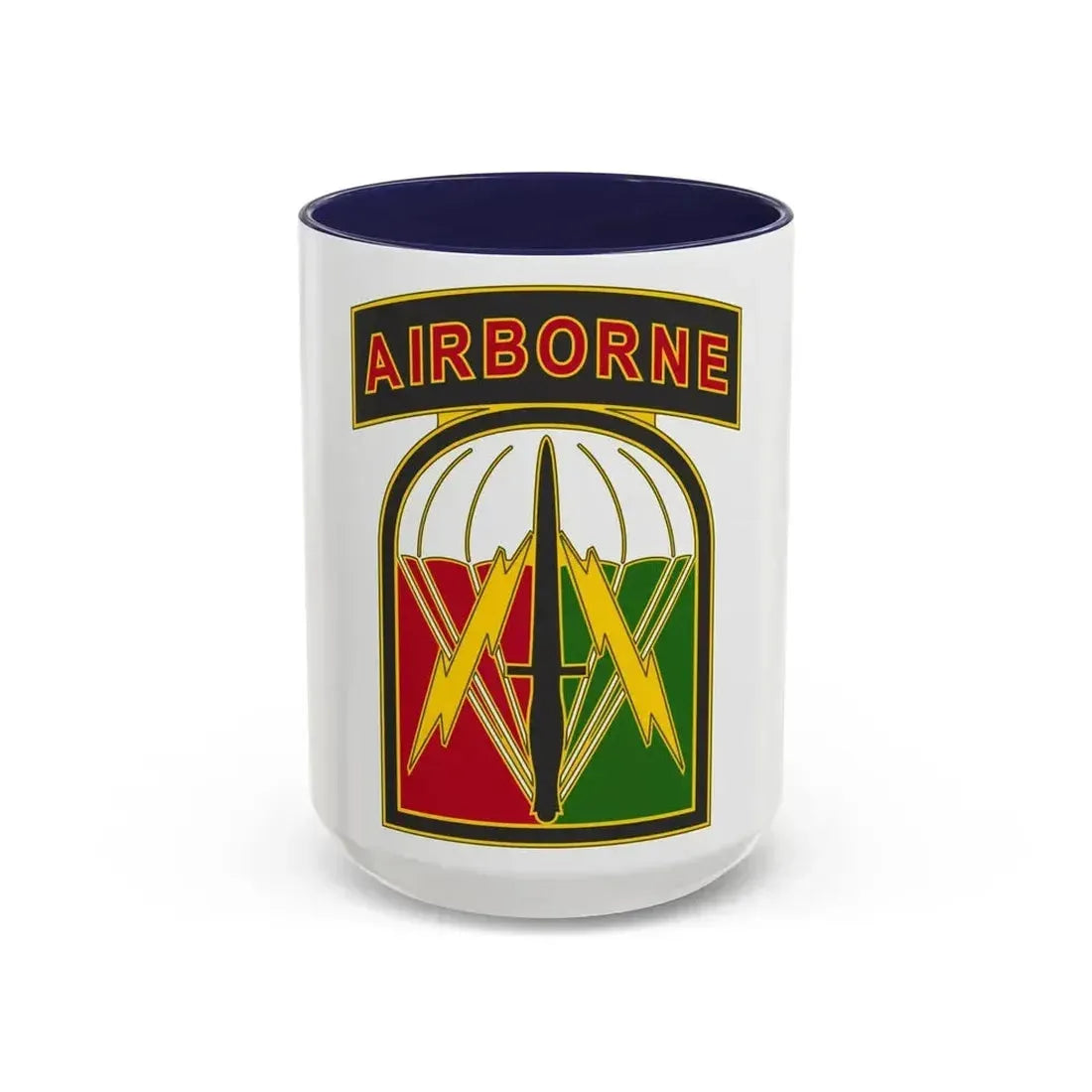 528 Sustainment Brigade 2 (U.S. Army) Accent Coffee Mug 15oz Navy - Go Mug Yourself