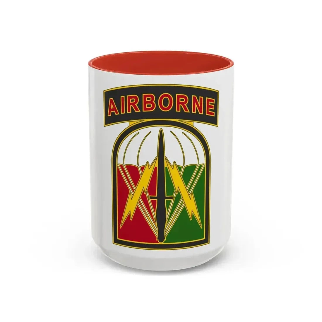 528 Sustainment Brigade 2 (U.S. Army) Accent Coffee Mug 15oz Red - Go Mug Yourself