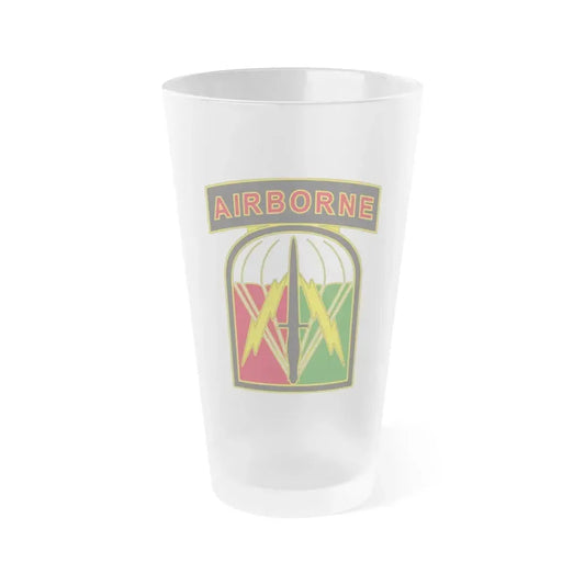 528 Sustainment Brigade 2 (U.S. Army) Frosted Pint Glass 16oz Default Title - Go Mug Yourself