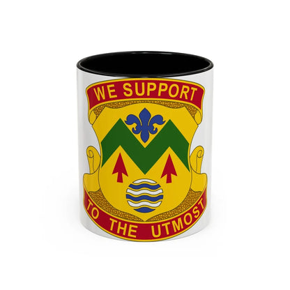 528 Sustainment Brigade (U.S. Army) Accent Coffee Mug-11oz-Black-Go Mug Yourself