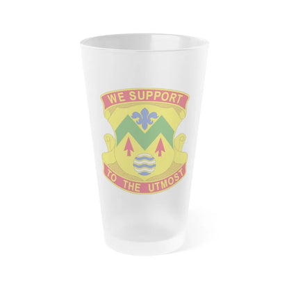 528 Sustainment Brigade (U.S. Army) Frosted Pint Glass 16oz-Go Mug Yourself