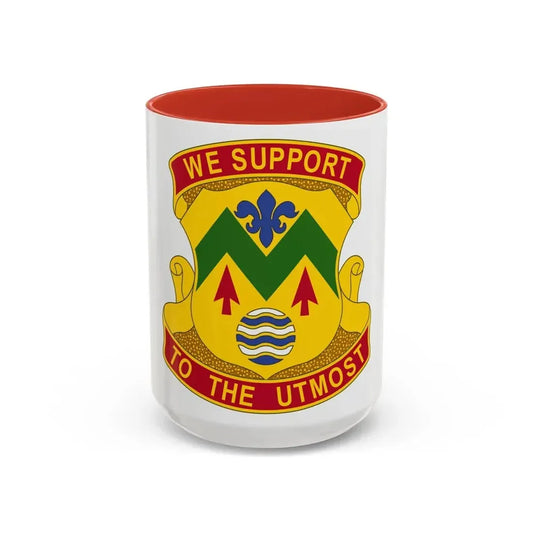 528 Sustainment Brigade (U.S. Army) Accent Coffee Mug 15oz Red - Go Mug Yourself