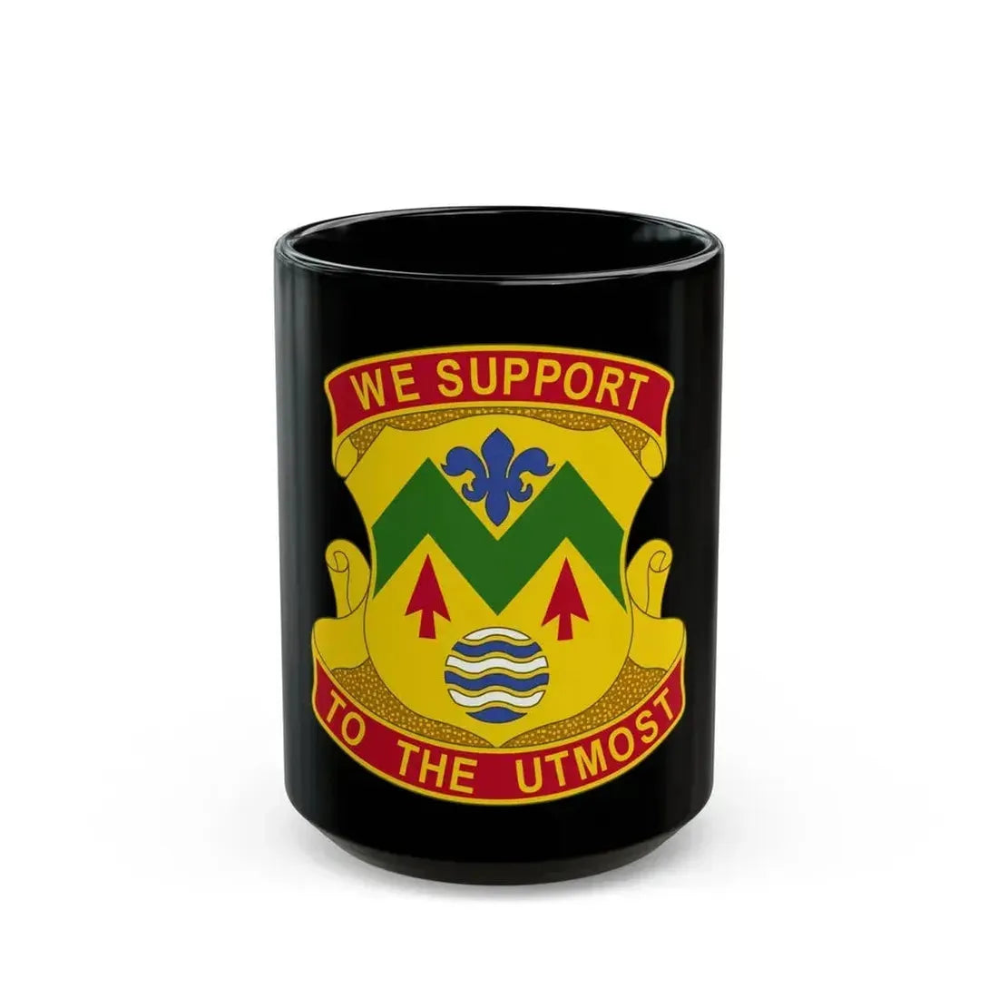 528 Sustainment Brigade (U.S. Army) Black Coffee Mug 15oz - Go Mug Yourself