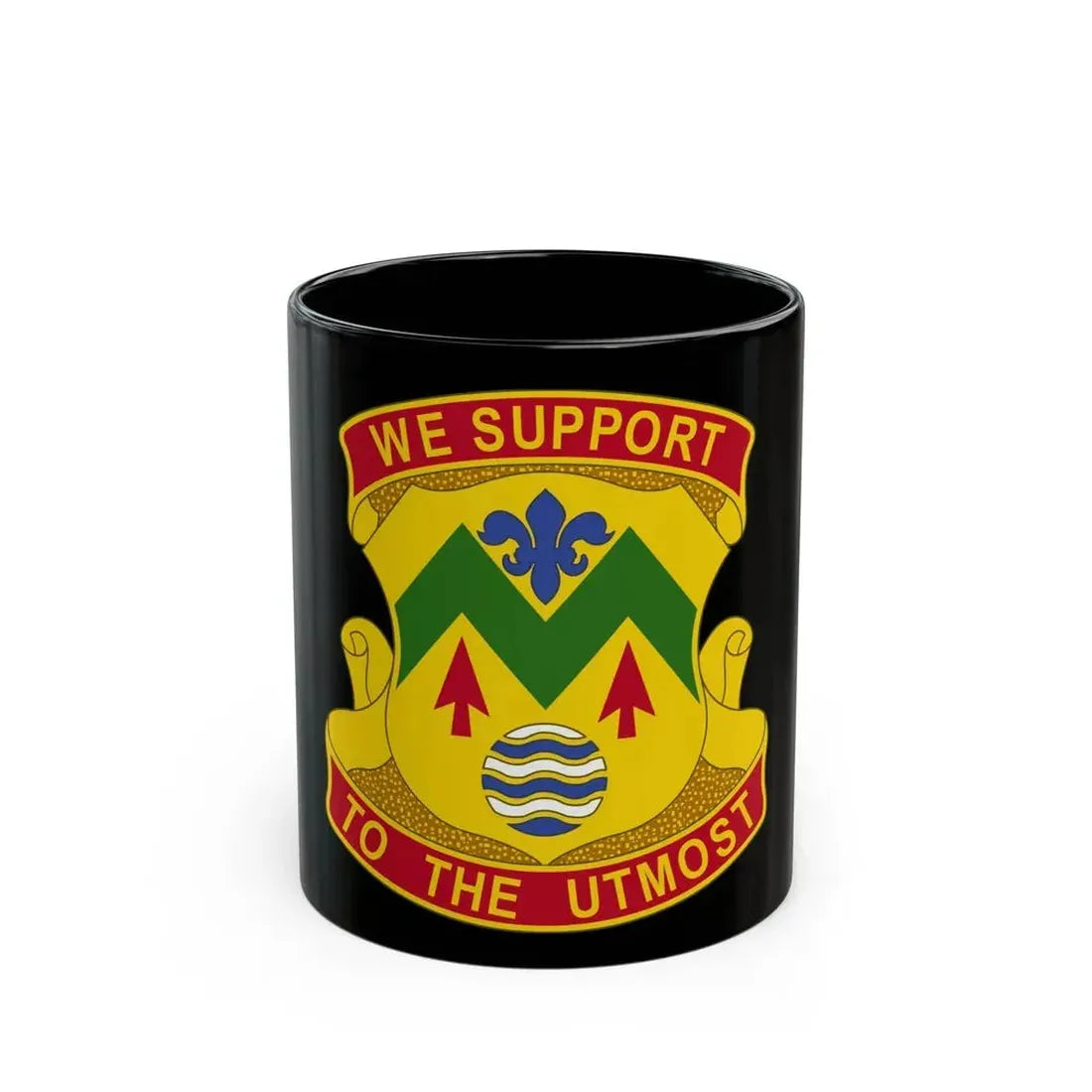 528 Sustainment Brigade (U.S. Army) Black Coffee Mug - Go Mug Yourself