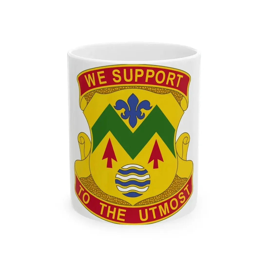 528 Sustainment Brigade (U.S. Army) White Coffee Mug 11oz - Go Mug Yourself