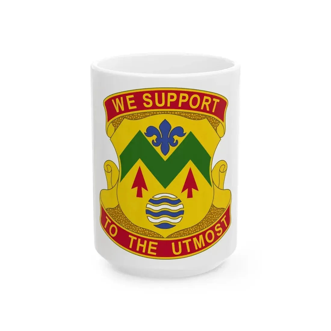 528 Sustainment Brigade (U.S. Army) White Coffee Mug 15oz - Go Mug Yourself