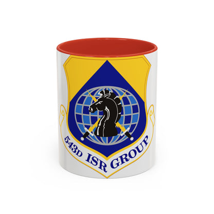 543 Intelligence Surveillance and Reconnaissance Group AFISRA (U.S. Air Force) Accent Coffee Mug