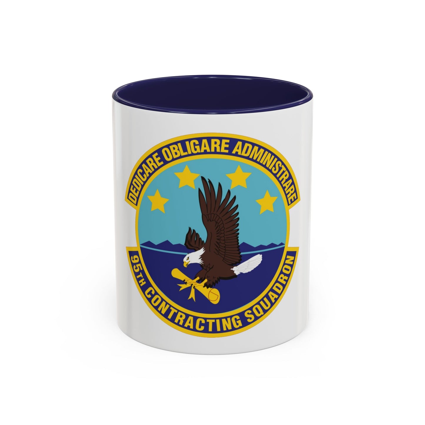 95th Contracting Squadron (U.S. Air Force) Accent Coffee Mug