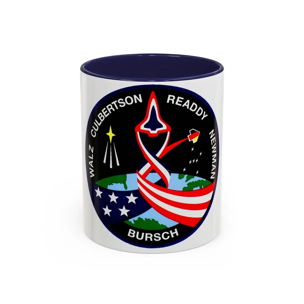 STS 51 (NASA) Accent Coffee Mug-11oz-Navy-Go Mug Yourself