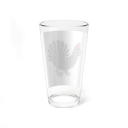 Keski-suomi lippu (Finland) Pint Glass 16oz