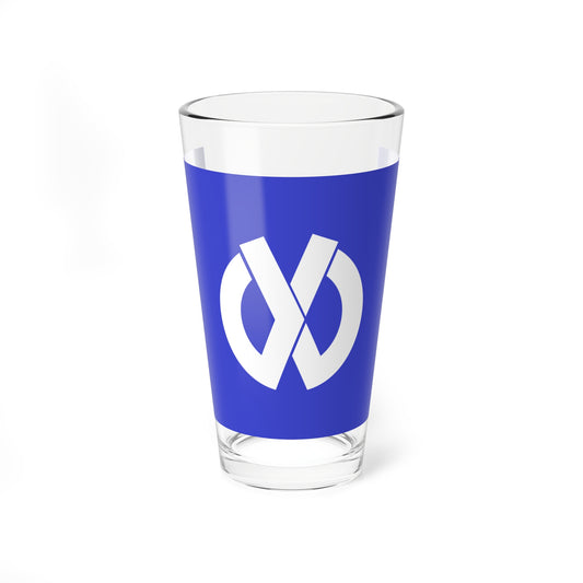 Flag of Kaita Hiroshima (Japan) Pint Glass 16oz