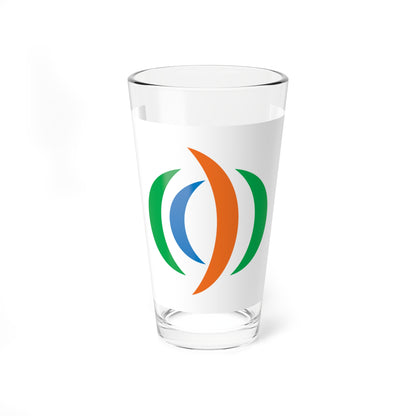 Flag of Yuzawa Akita (Japan) Pint Glass 16oz